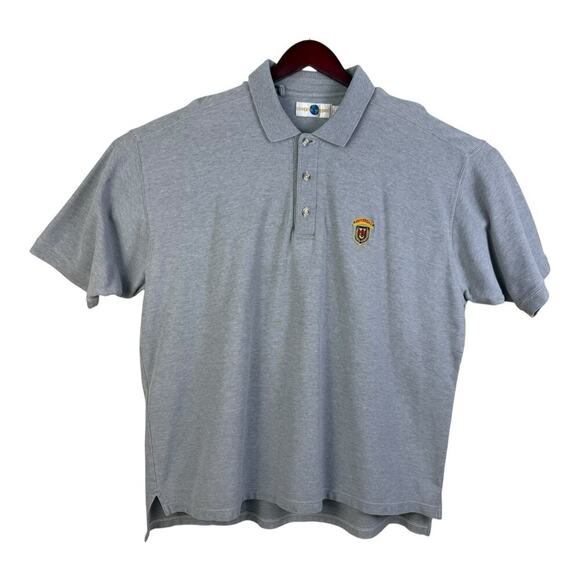 Vintage Universal Studios Polo Shirt XL Gray Crest Embroidered Logo 90’s Y2k - Picture 2 of 14